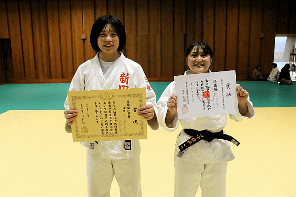 第39回愛媛県女子柔道選手権大会　入賞者